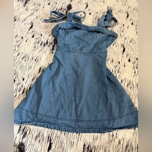 💙SHEIN Casual Blue Denim Dress